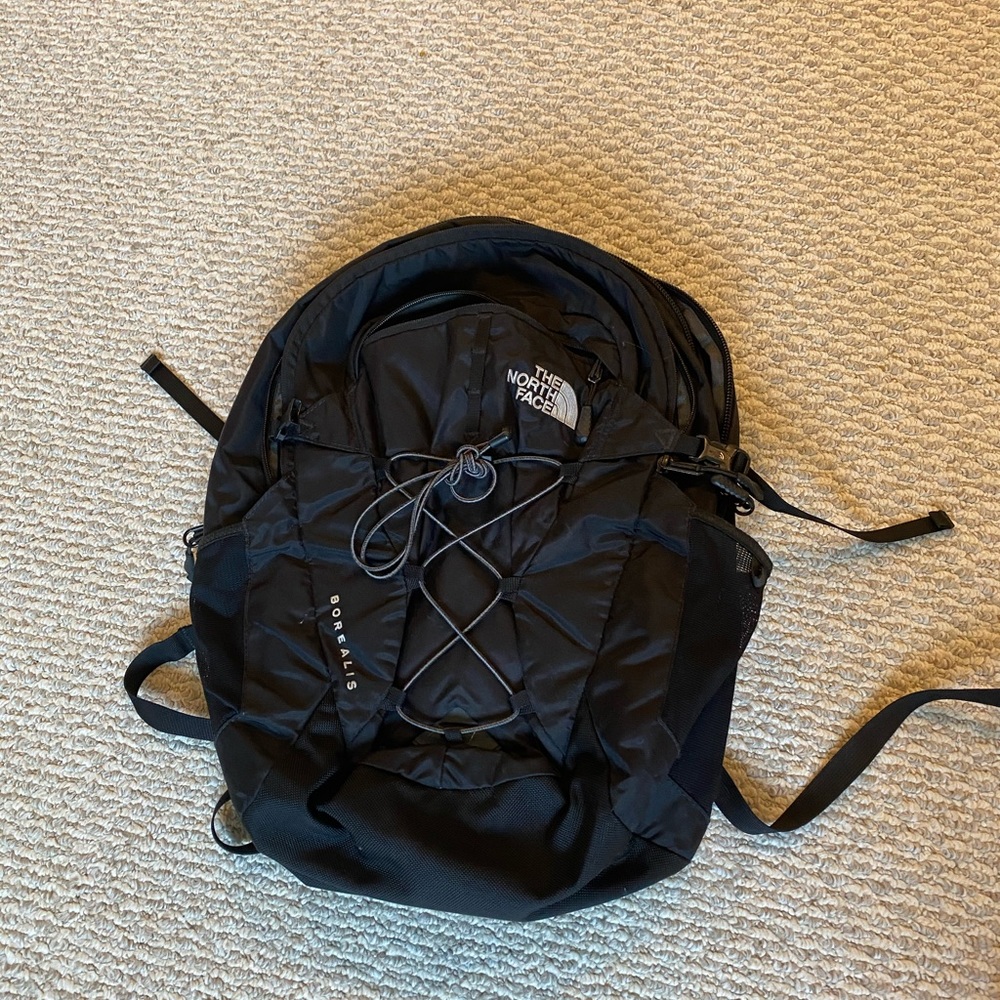 THE NORTH FACE BLACK BOREALIS BACKPACK